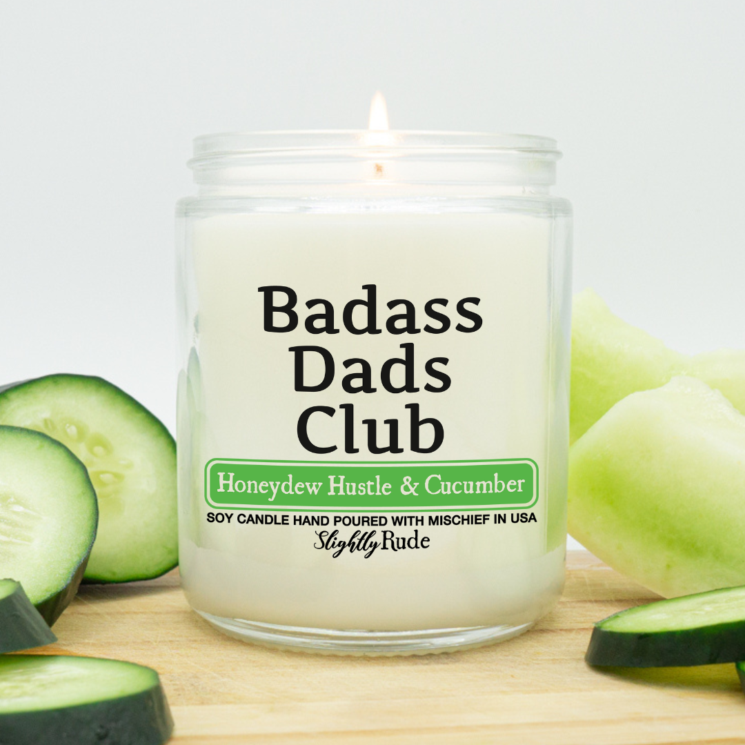Badass Dads Club - Funny Candle