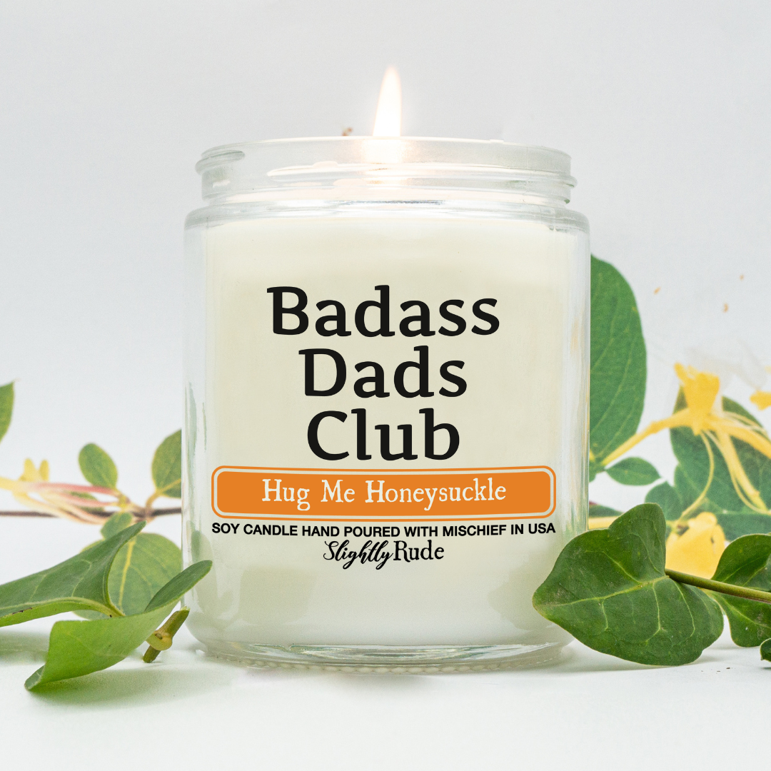 Badass Dads Club - Funny Candle