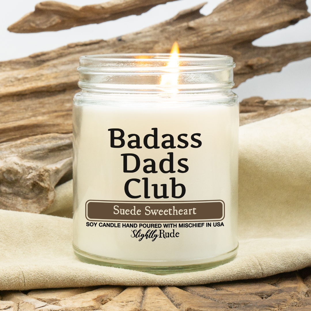 Badass Dads Club - Funny Candle