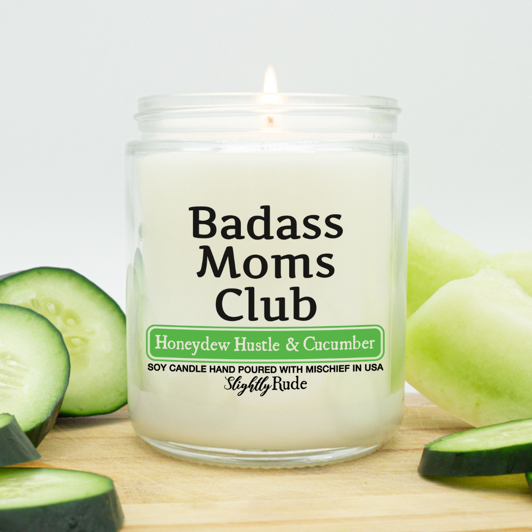 Badass Moms Club - Funny Candle