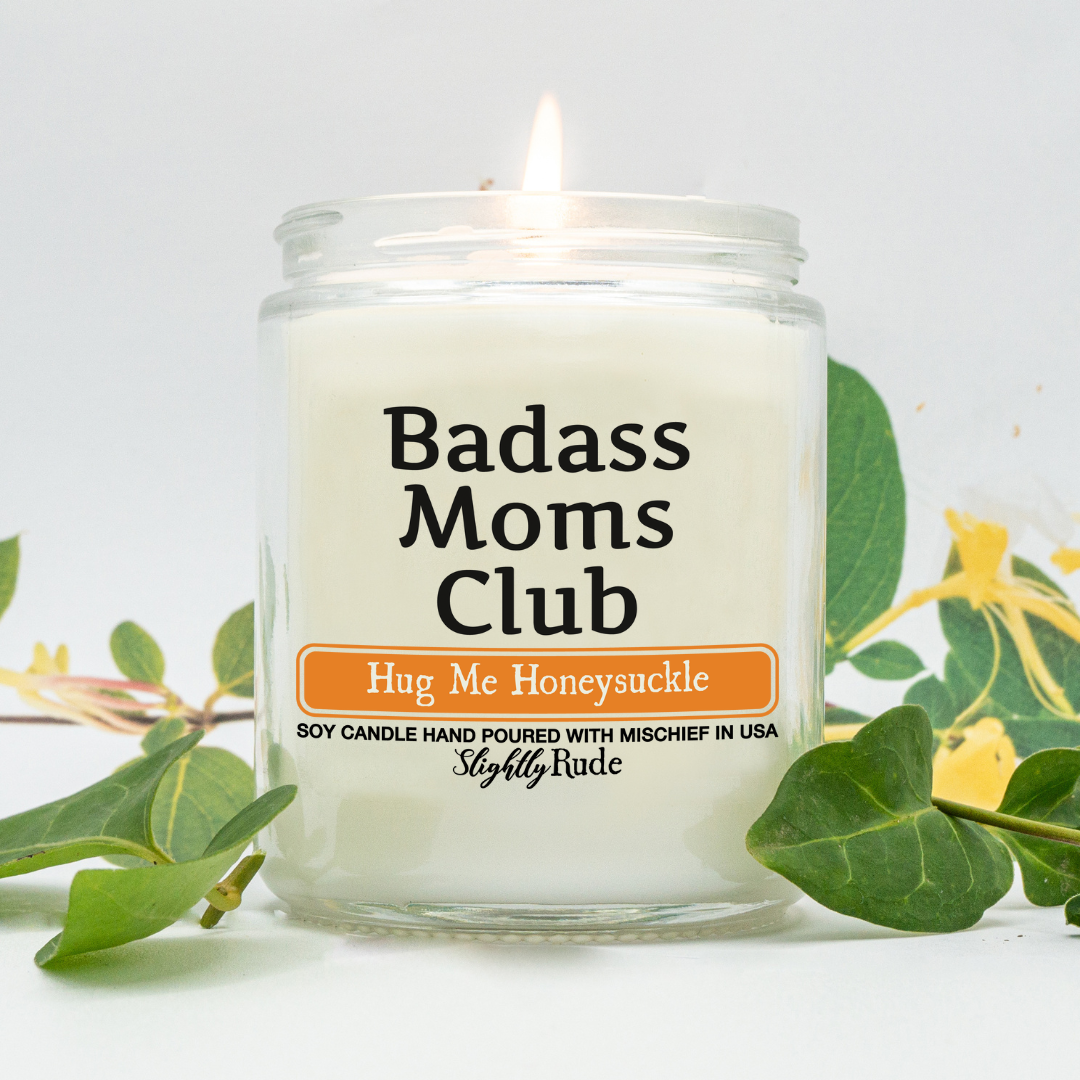 Badass Moms Club - Funny Candle