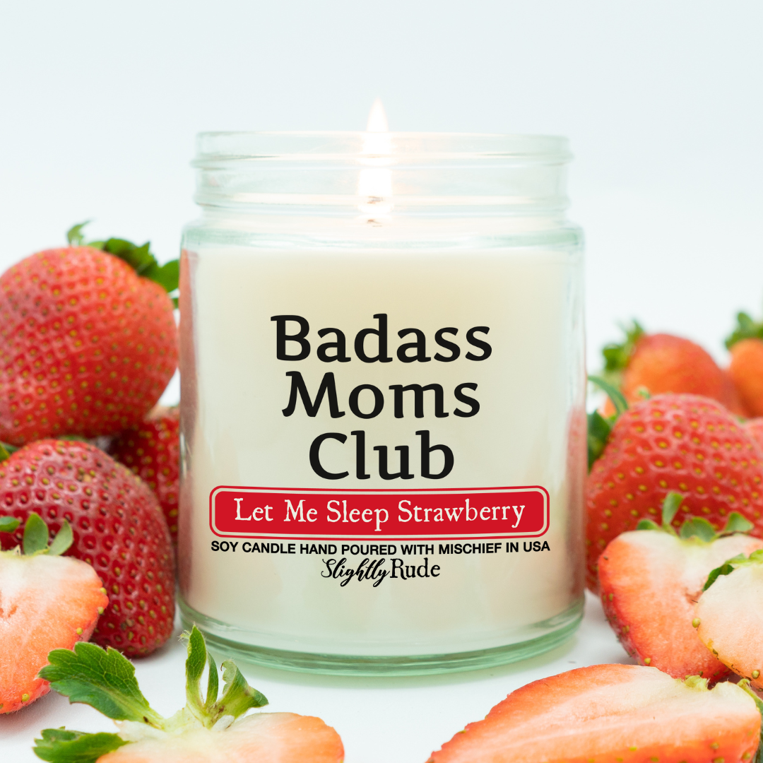Badass Moms Club - Funny Candle
