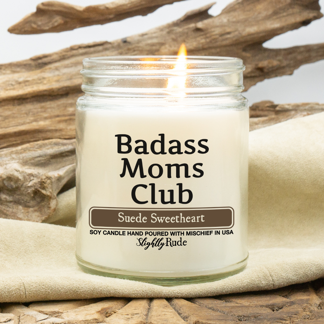 Badass Moms Club - Funny Candle