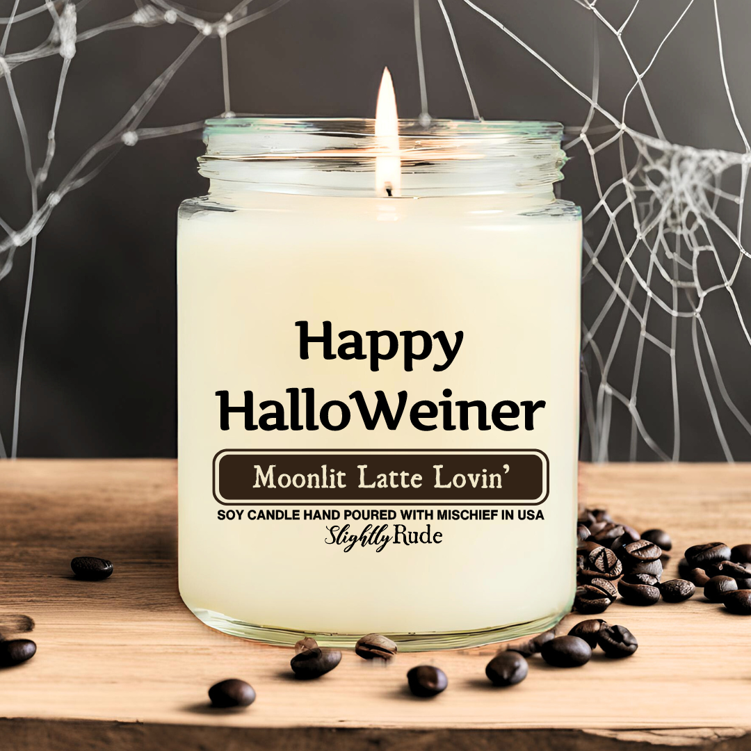 Happy HalloWeiner - Candle