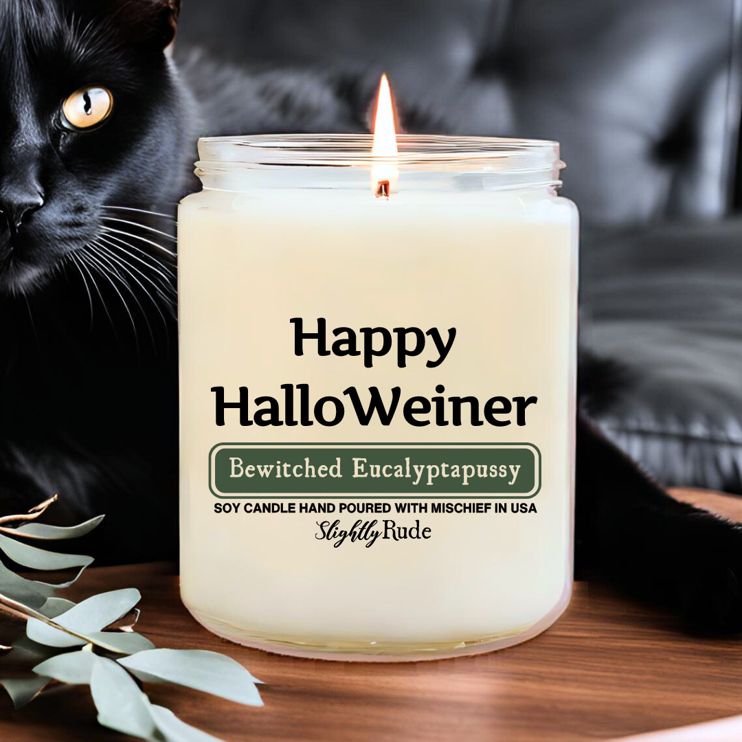 Happy HalloWeiner - Candle