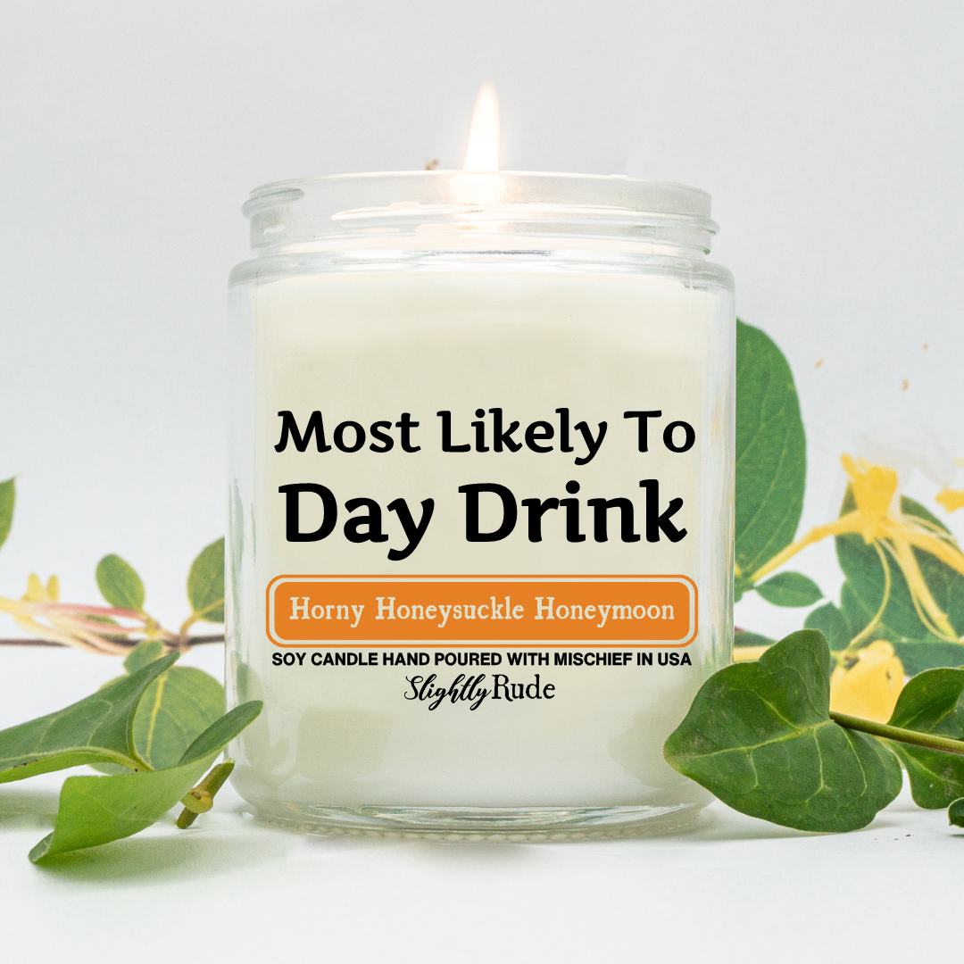 Most Likely To Day Drink - Candle