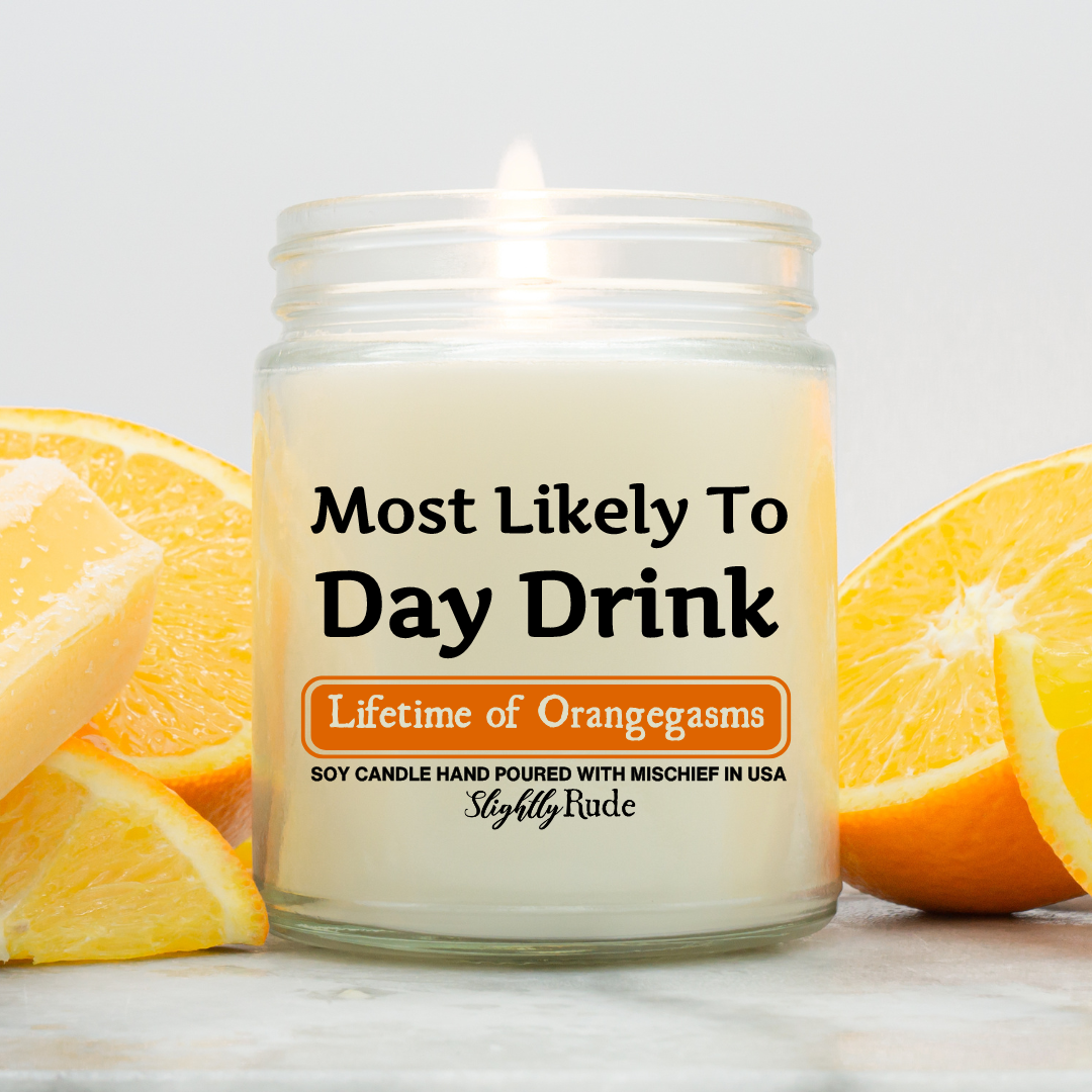 Most Likely To Day Drink - Candle