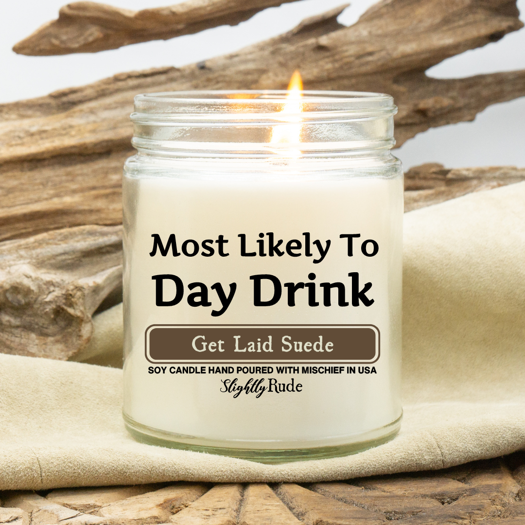 Most Likely To Day Drink - Candle