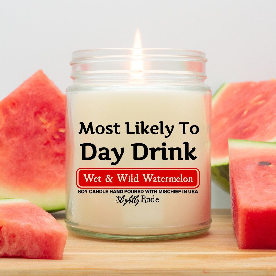 Most Likely To Day Drink - Candle