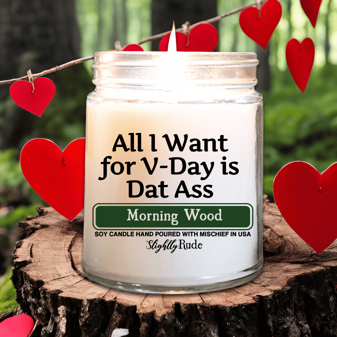 All I Want for V-Day is Dat A$$ - Candle