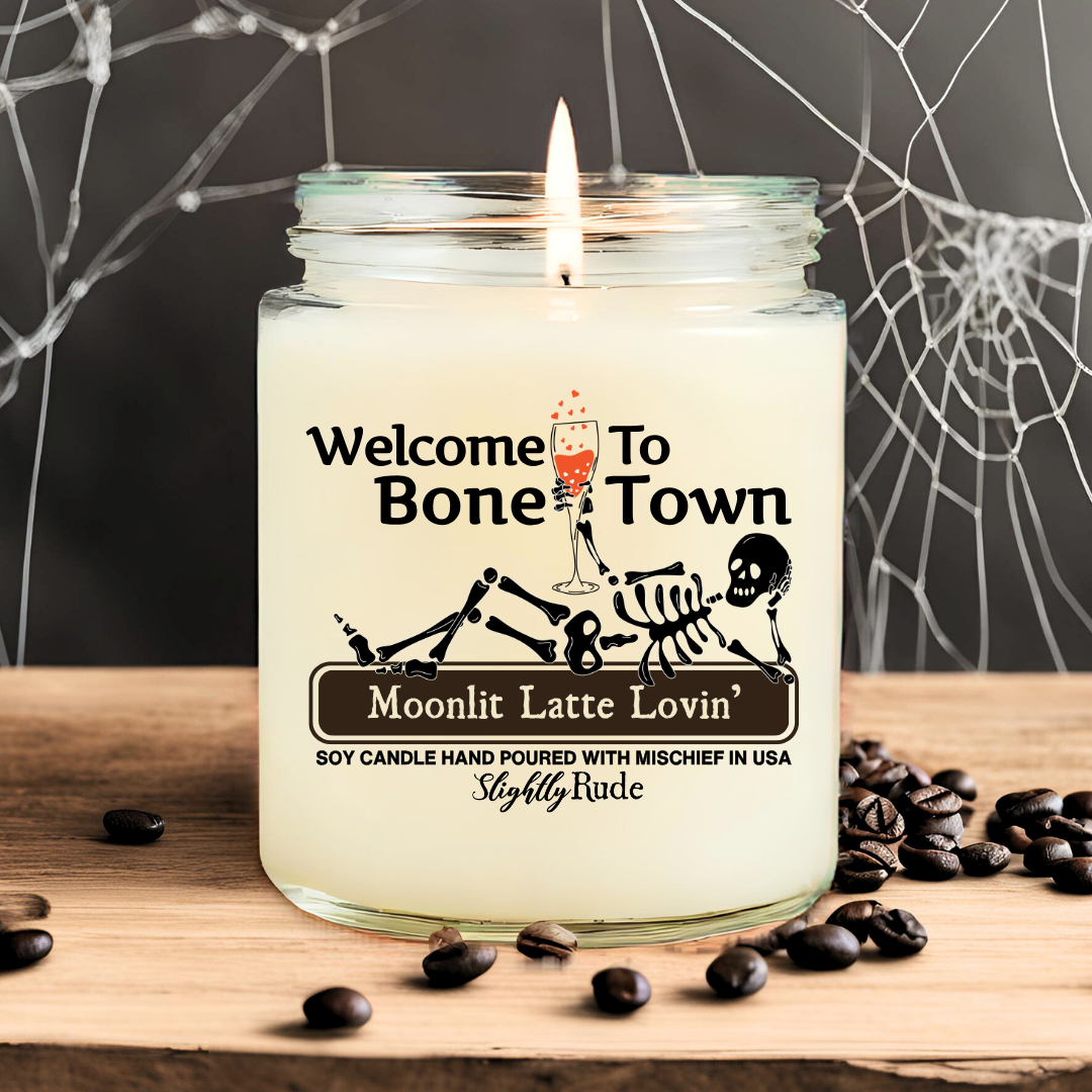 Welcome to Bone Town - Skeleton Candle