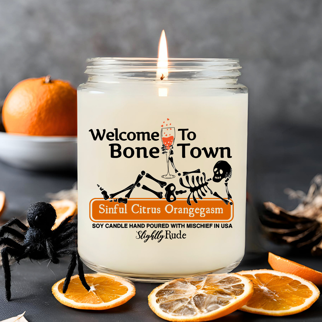 Welcome to Bone Town - Skeleton Candle
