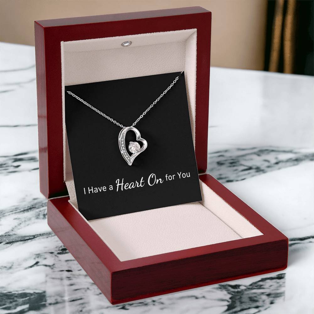 I Have a HEART ON For You | Simply Sexy Heart Necklace on Black