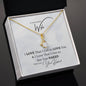 To My Beautiful Wife, I LOVE That I Get To LOVE You, & I LOVE That I Get to See You NAKED - with Love, Your Husband | Naughty Necklace