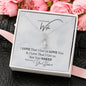 To My Beautiful Wife, I LOVE That I Get To LOVE You, & I LOVE That I Get to See You NAKED - with Love, Your Husband | Naughty Necklace