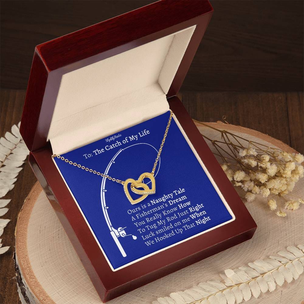 Naughty Fisherman In Love - Interlocking Hearts Jewelry ShineOn Fulfillment