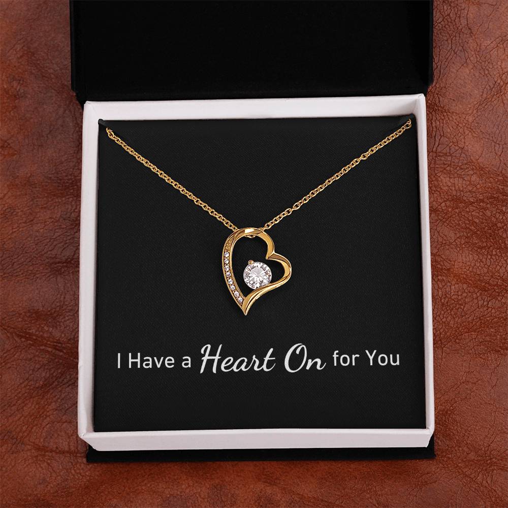 I Have a HEART ON For You | Simply Sexy Heart Necklace on Black