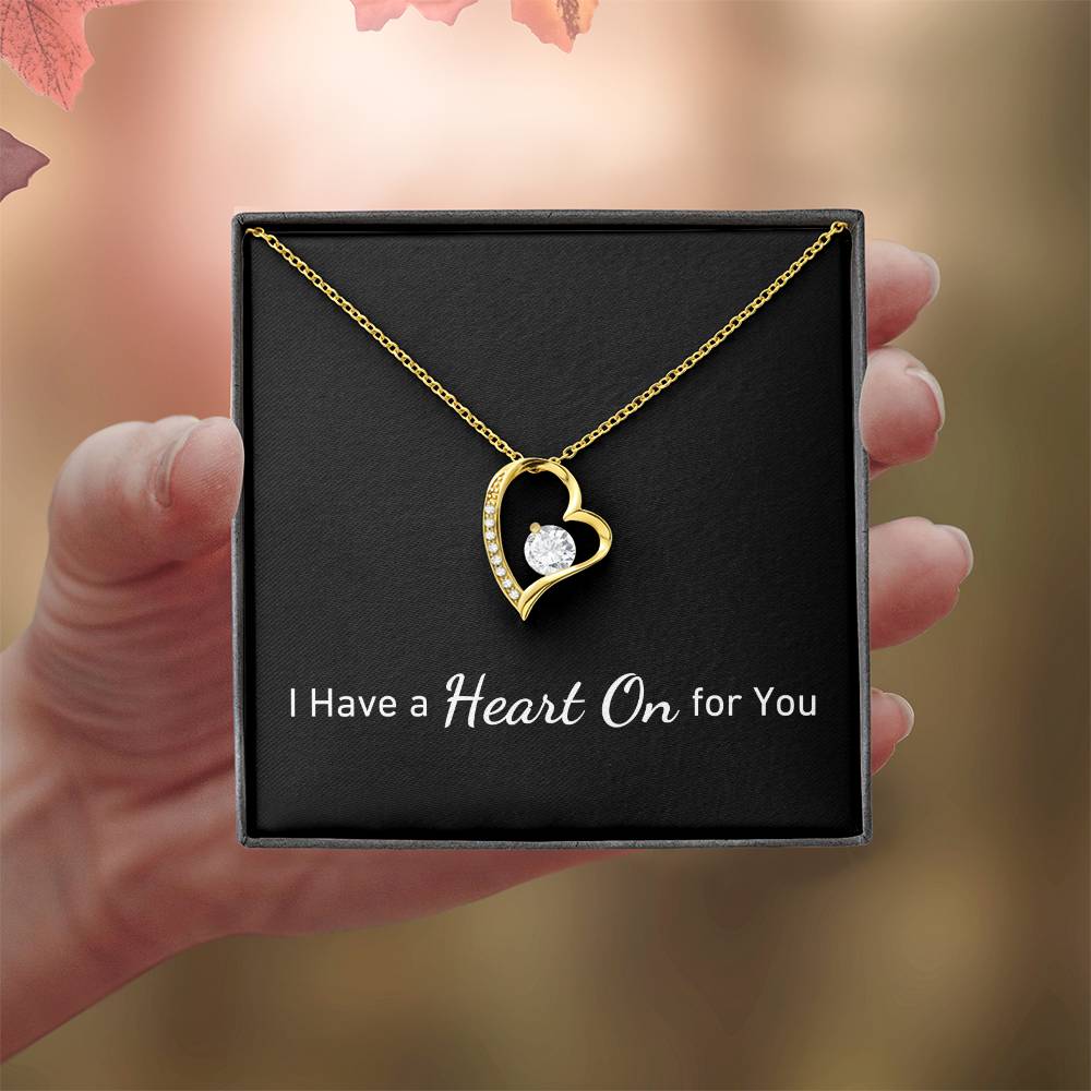 I Have a HEART ON For You | Simply Sexy Heart Necklace on Black