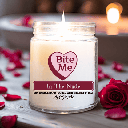 Bite Me (Candy Heart) - Candle