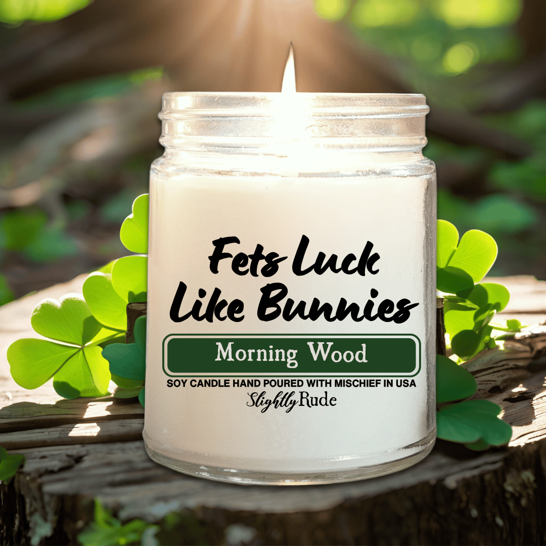 Fets Luck Like Bunnies - Candle