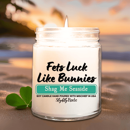 Fets Luck Like Bunnies - Candle