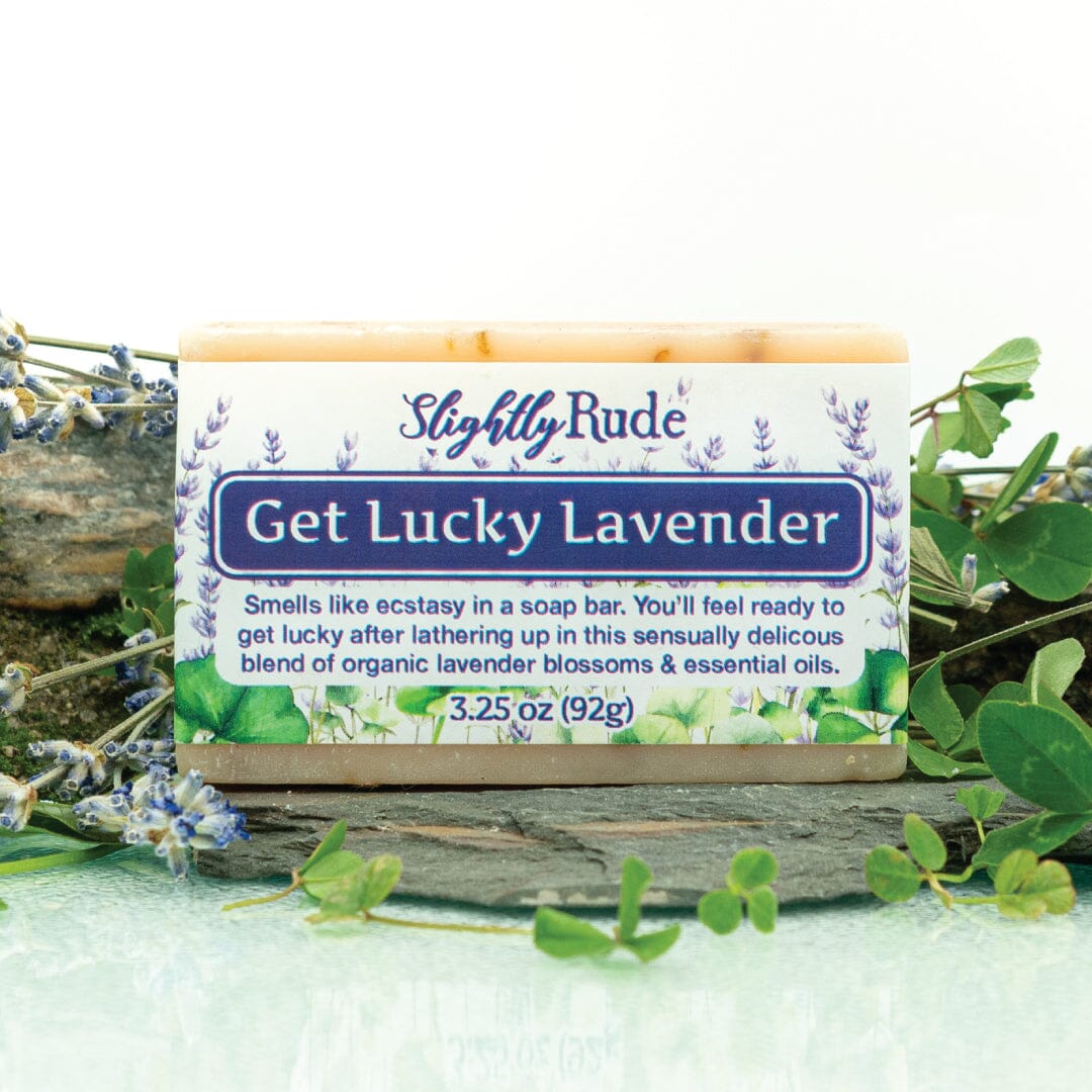 Get Lucky Lavender - Soap Bar Slightly Rude No Luffa 