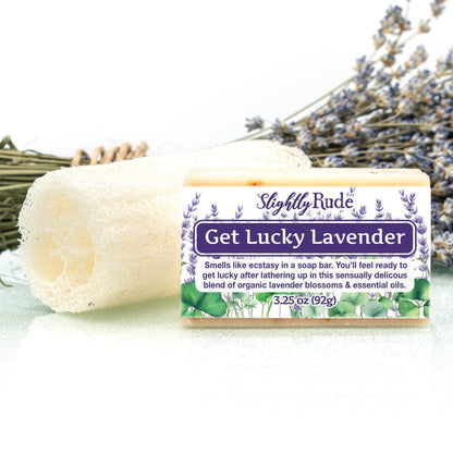 Get Lucky Lavender - Soap Bar Slightly Rude Luffa Please $3 