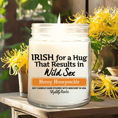 IRISH for a Hug That Results In Wild Sx - Candle