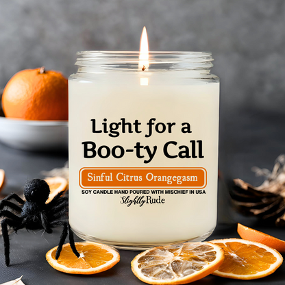 Light When You Want a Boo-ty Call - Candle