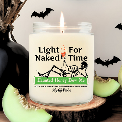 Light For Naked Time - Skeleton Candle