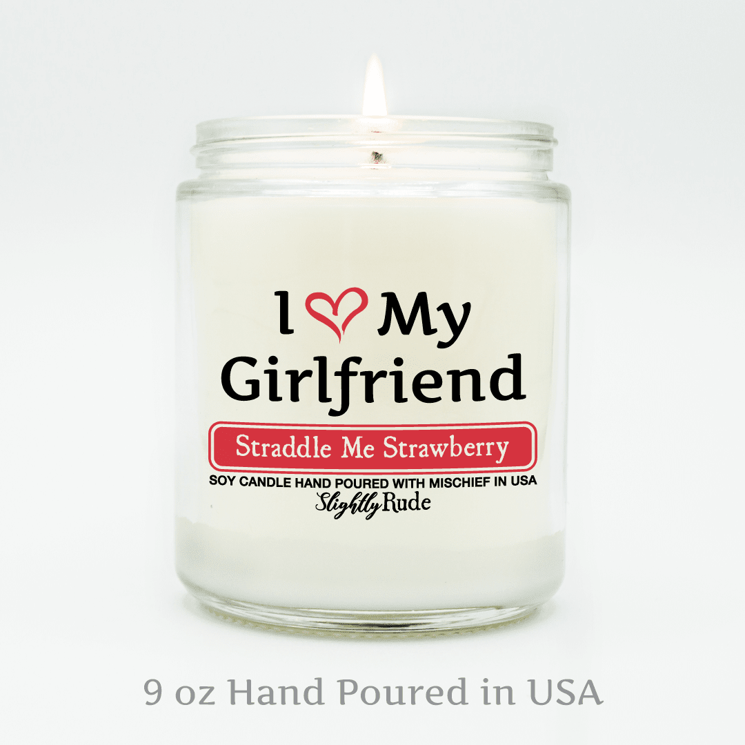 Naughty Scents - I Love My Girlfriend (Candle) Candles Slightly Rude 