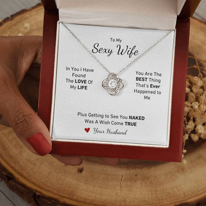 In You I Have Found the LOVE of My Life Plus Getting to See You Naked A Wish Come True, Personalized Necklace