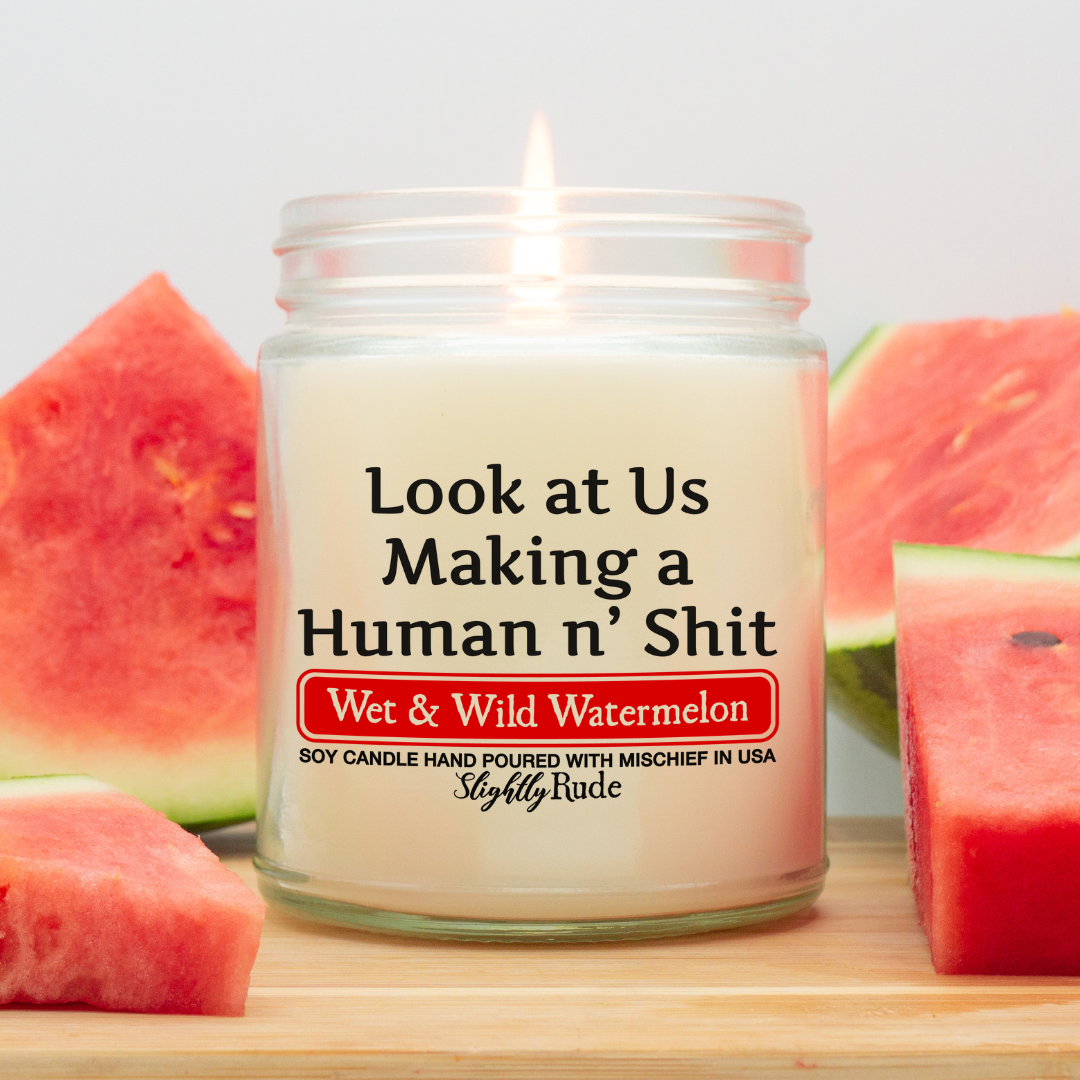 Look at Us Making a Human n' Sh*t - Naughty Scented Candle