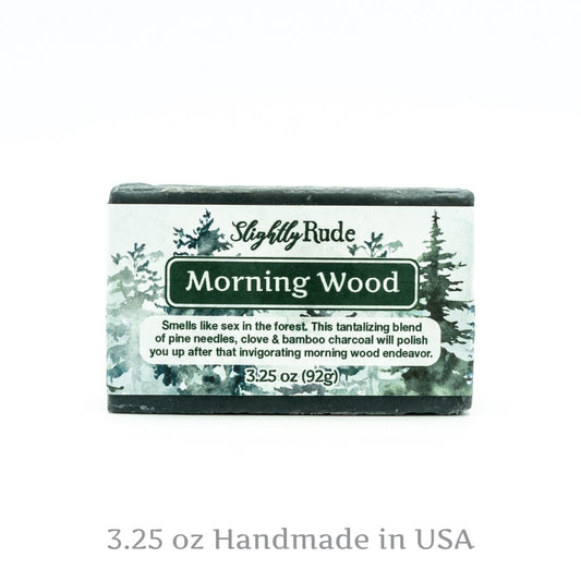 Naughty Soap Bar - Morning Wood Slightly Rude 