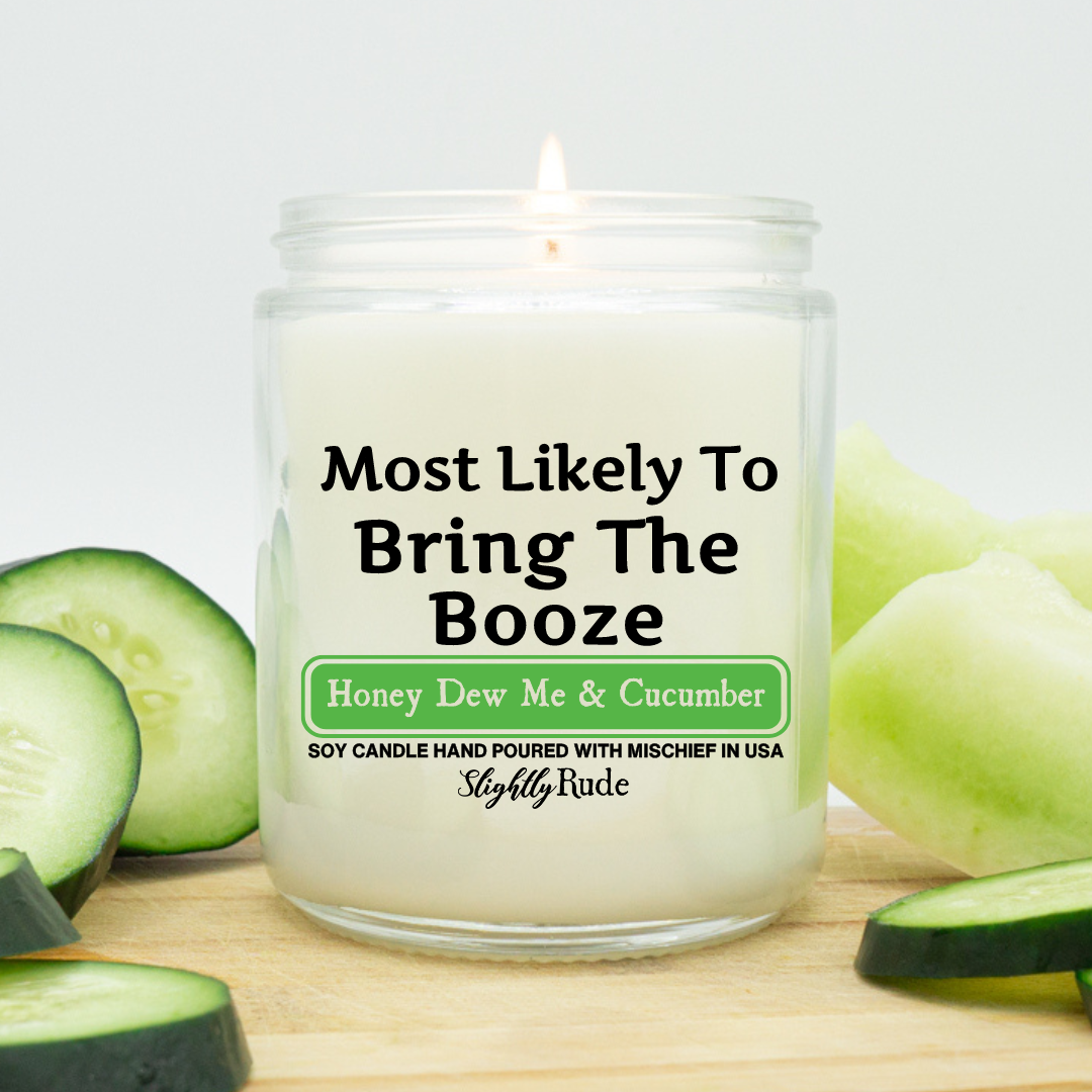 Most Likely To Bring The Booze - Candle