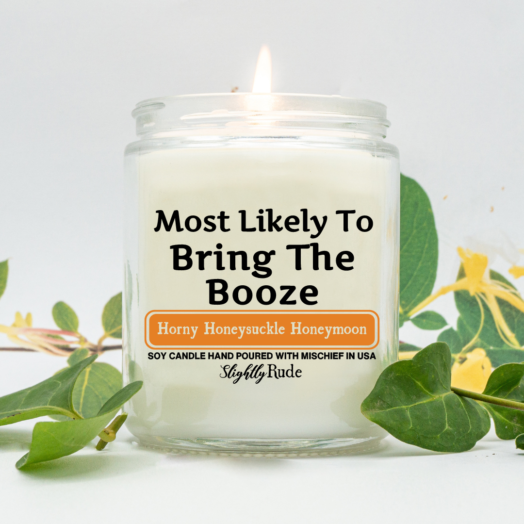 Most Likely To Bring The Booze - Candle