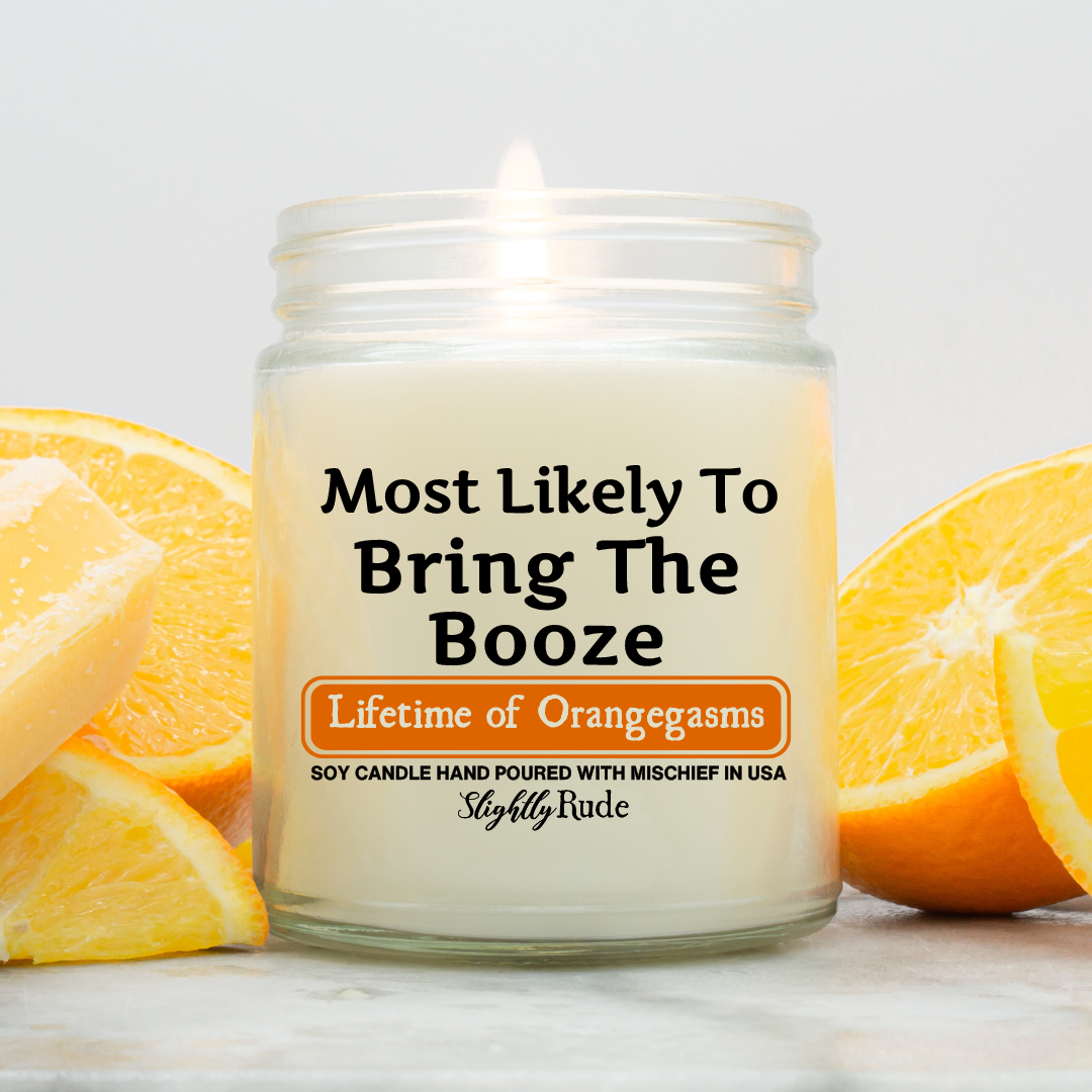 Most Likely To Bring The Booze - Candle