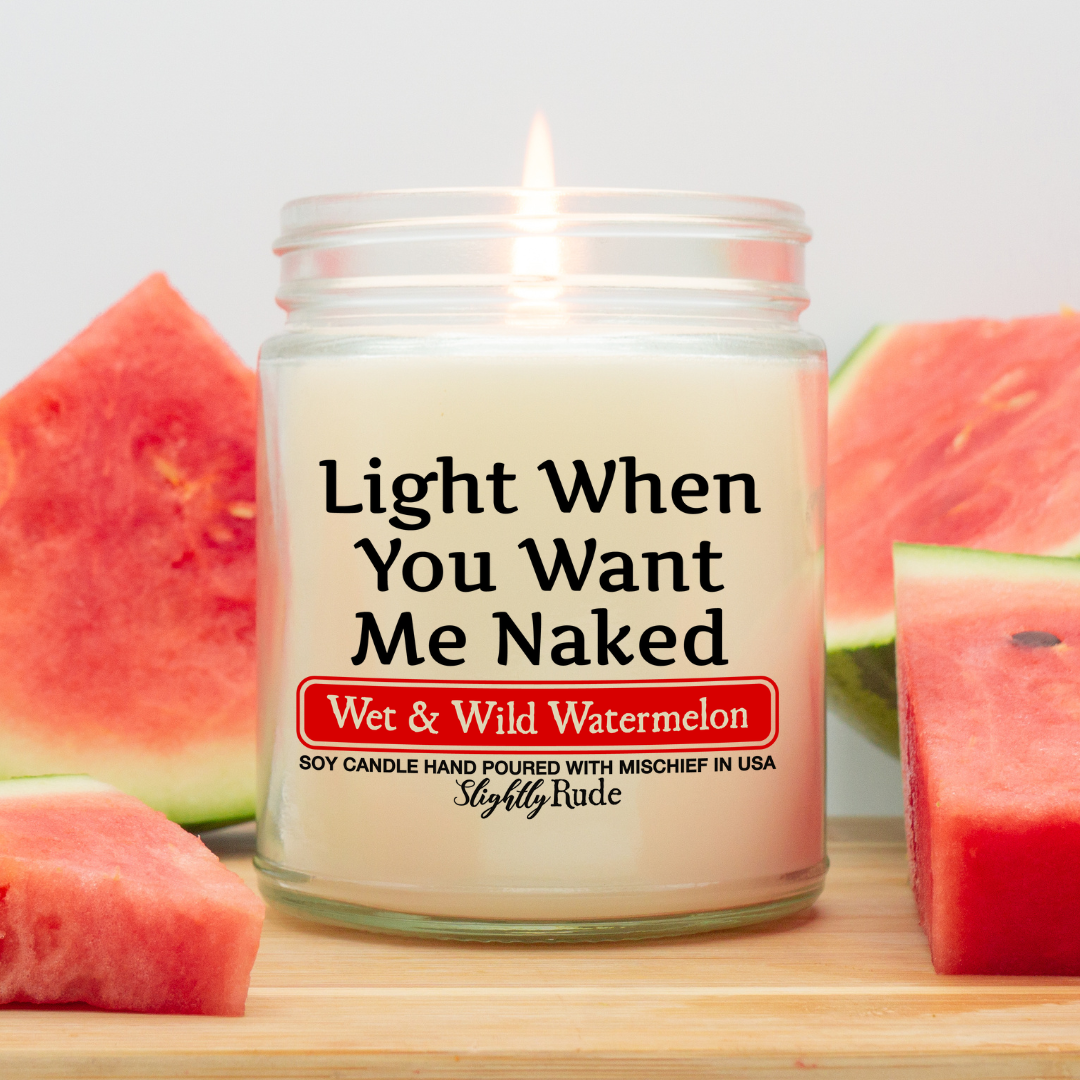 New Light When You Want Me Naked - Candle