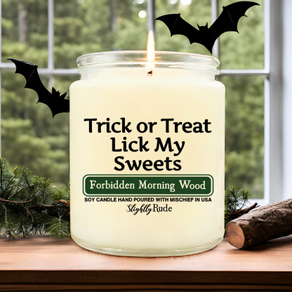 Trick or Treat, Lick My Sweets - Candle