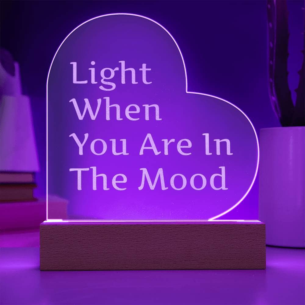 Light When You Are in the Mood - Naughty Night Light Jewelry ShineOn Fulfillment Battery LED Base 