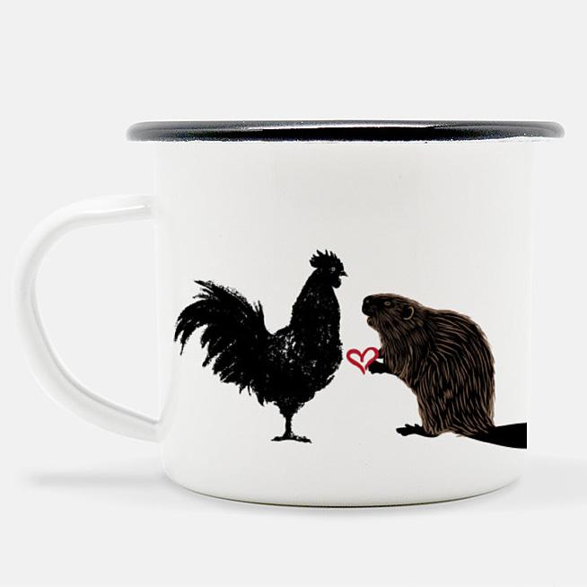 ROOSTER COFFEE MUG - Set of 2 – The Book Nook Store