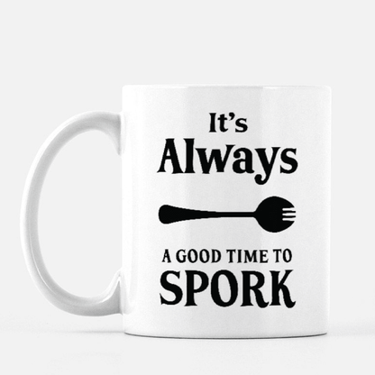 I'm You're Spork - 11 oz Ceramic Mug - Personalized Mug Printed Mint 