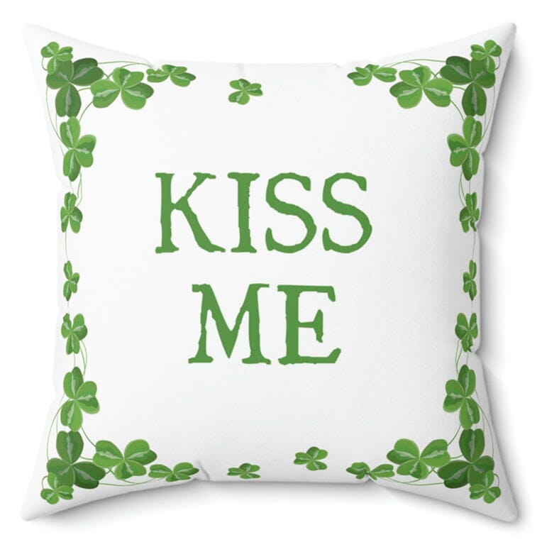 Spank Me, Kiss Me Faux Suede Pillow Home Decor Printify 