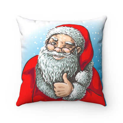 He Knows When You've Been Wanking Holiday Pillow Home Decor Printify 